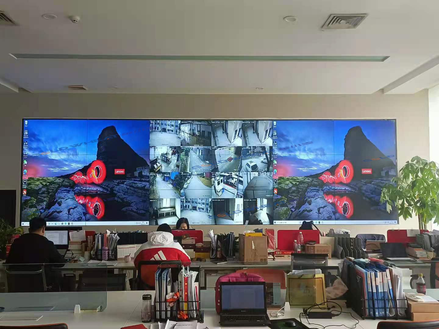 湖北武漢某工廠(chǎng)55寸3x6